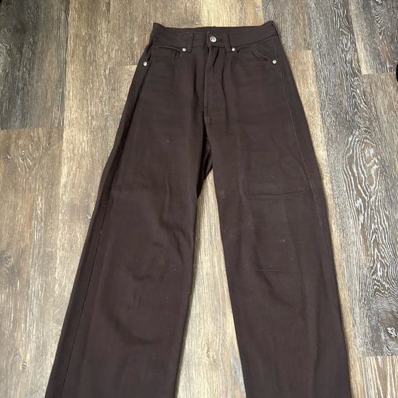 Brown wide leg jeans - Picture 2 of 2